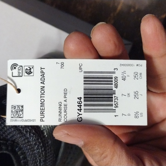 NWT pure motion Adidas. Brand new never even been tried on. Size 8.5 - Picture 5 of 7